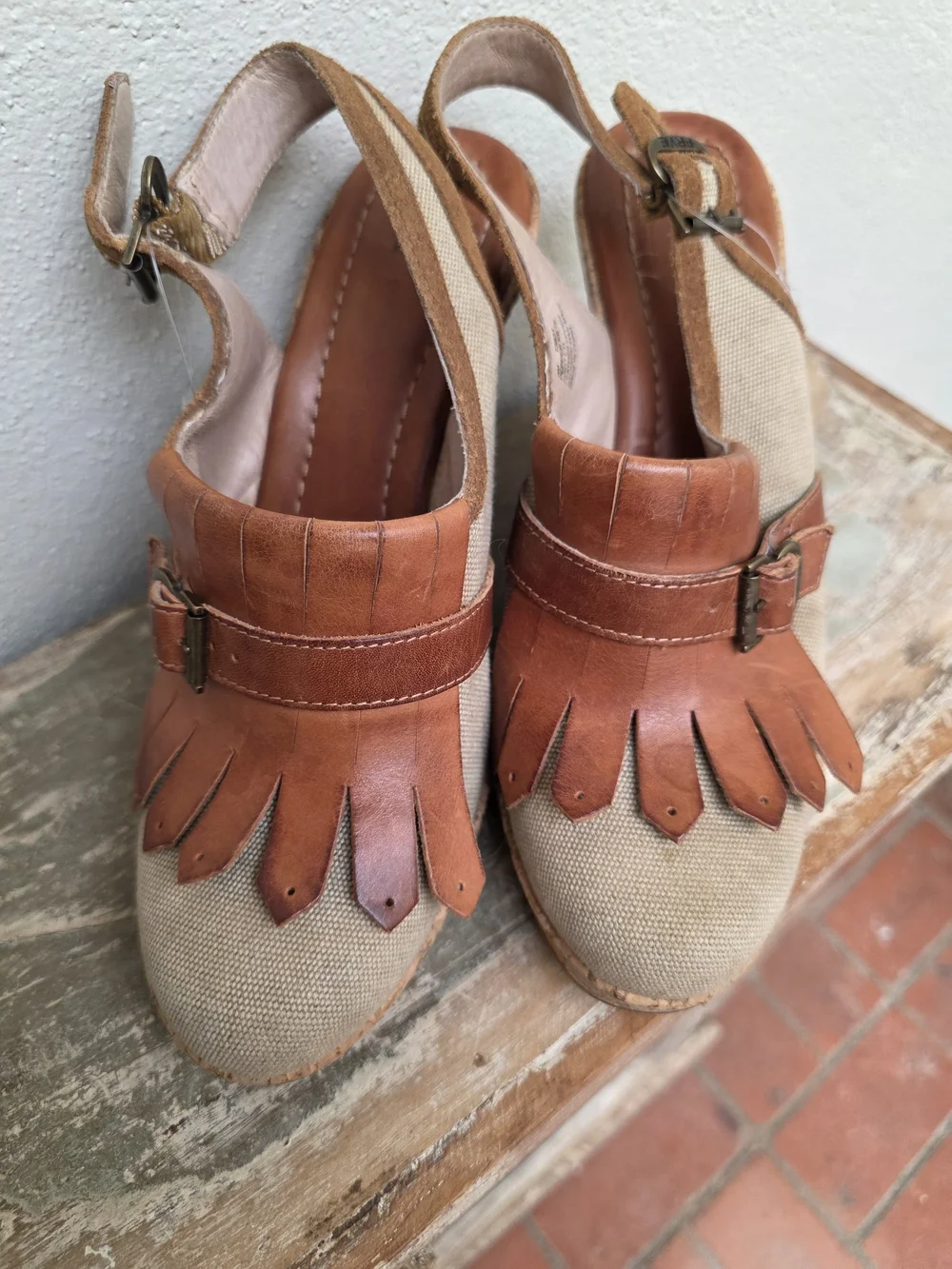 Frye stylish wedges